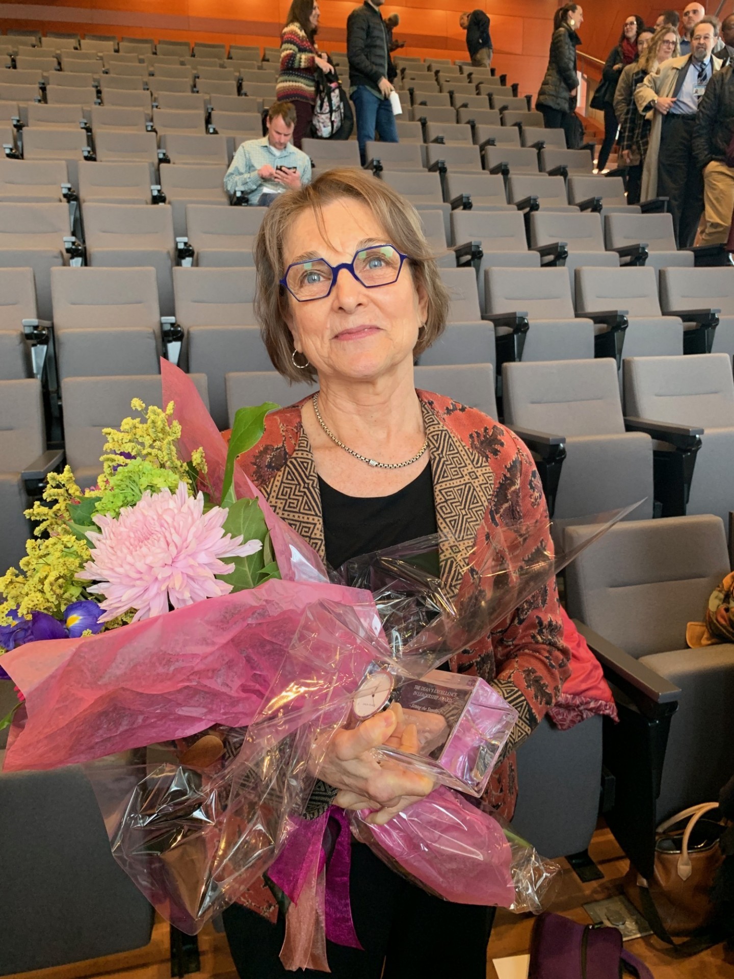 Dr. Virginia Rauh Receiving Columbia Mailman School of Public Health Dean's Excellence in Leadership Award